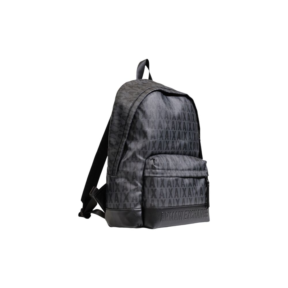 Armani Exchange Black Polyethylene Backpack - Elevated Luxury