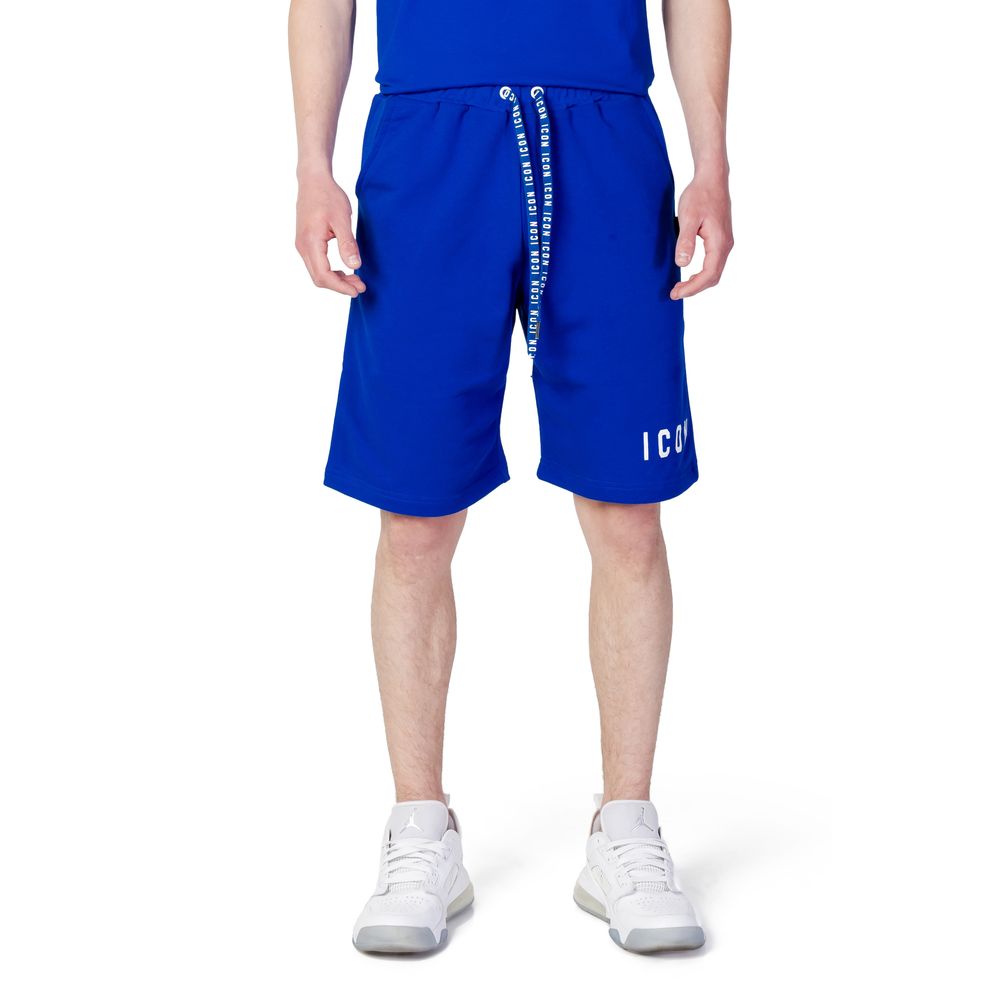 Icon Blue Cotton Short: Effortless Luxury for Every Occasion