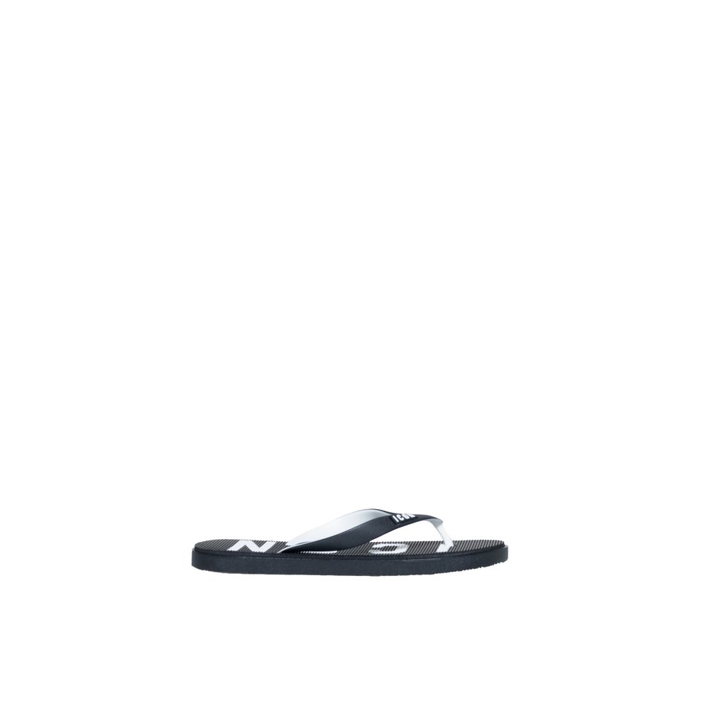 Icon Black Rubber Sandal for Effortless Summer Elegance