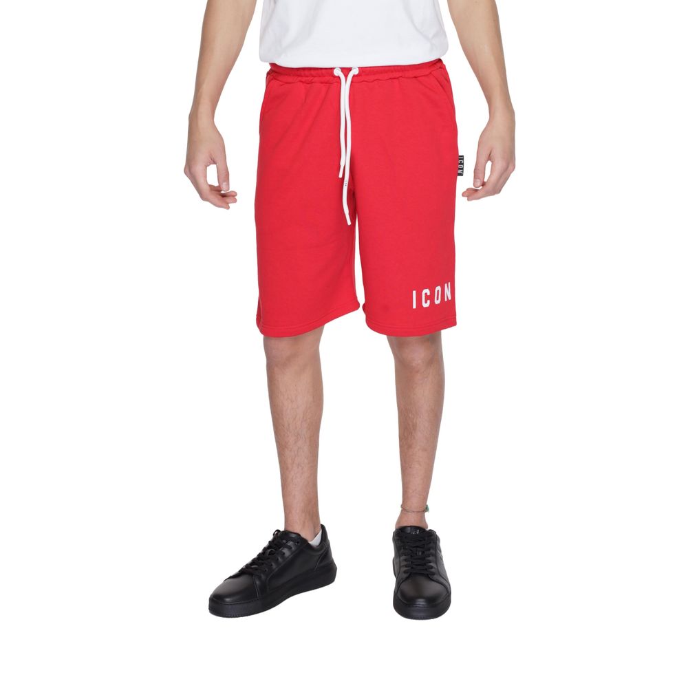 Icon Red Cotton Short - Effortless Elegance Redefined