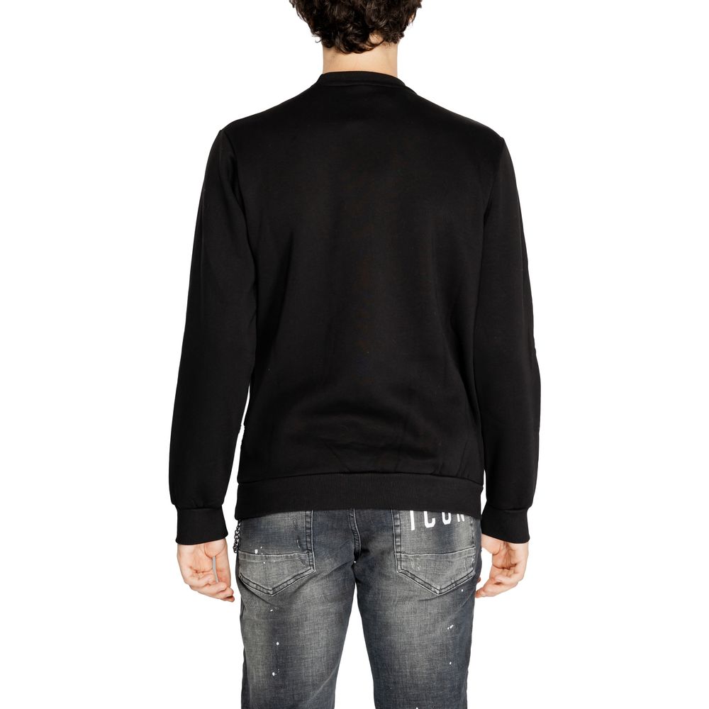 Icon Black Cotton Sweater for Effortless Sophistication