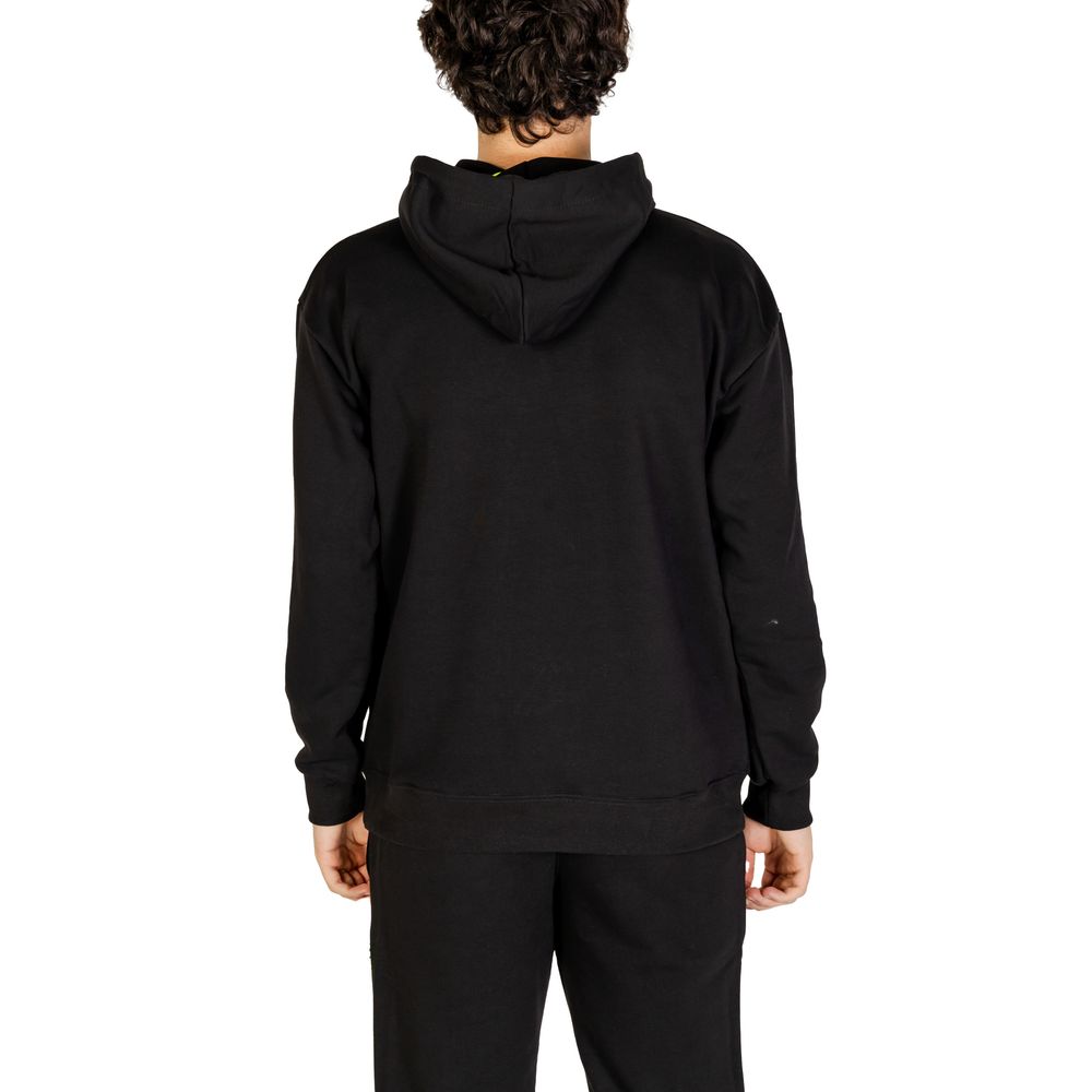 Icon Black Cotton Sweater for Effortless Sophistication