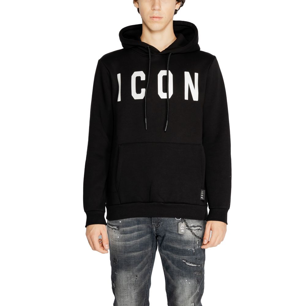 Icon Black And White Cotton Sweater for Elevated Style