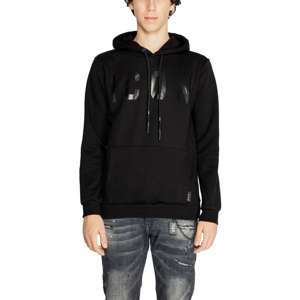 Icon Black Cotton Sweater for Effortless Luxury Style