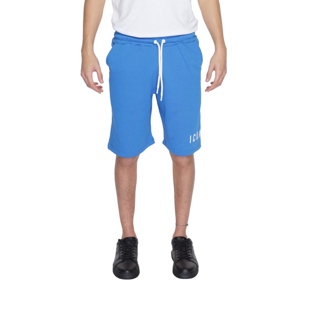 Icon Blue Cotton Short: Effortless Luxury Redefined
