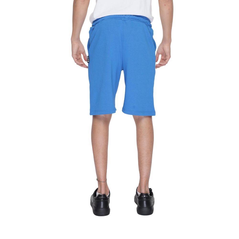 Icon Blue Cotton Short: Effortless Luxury Redefined