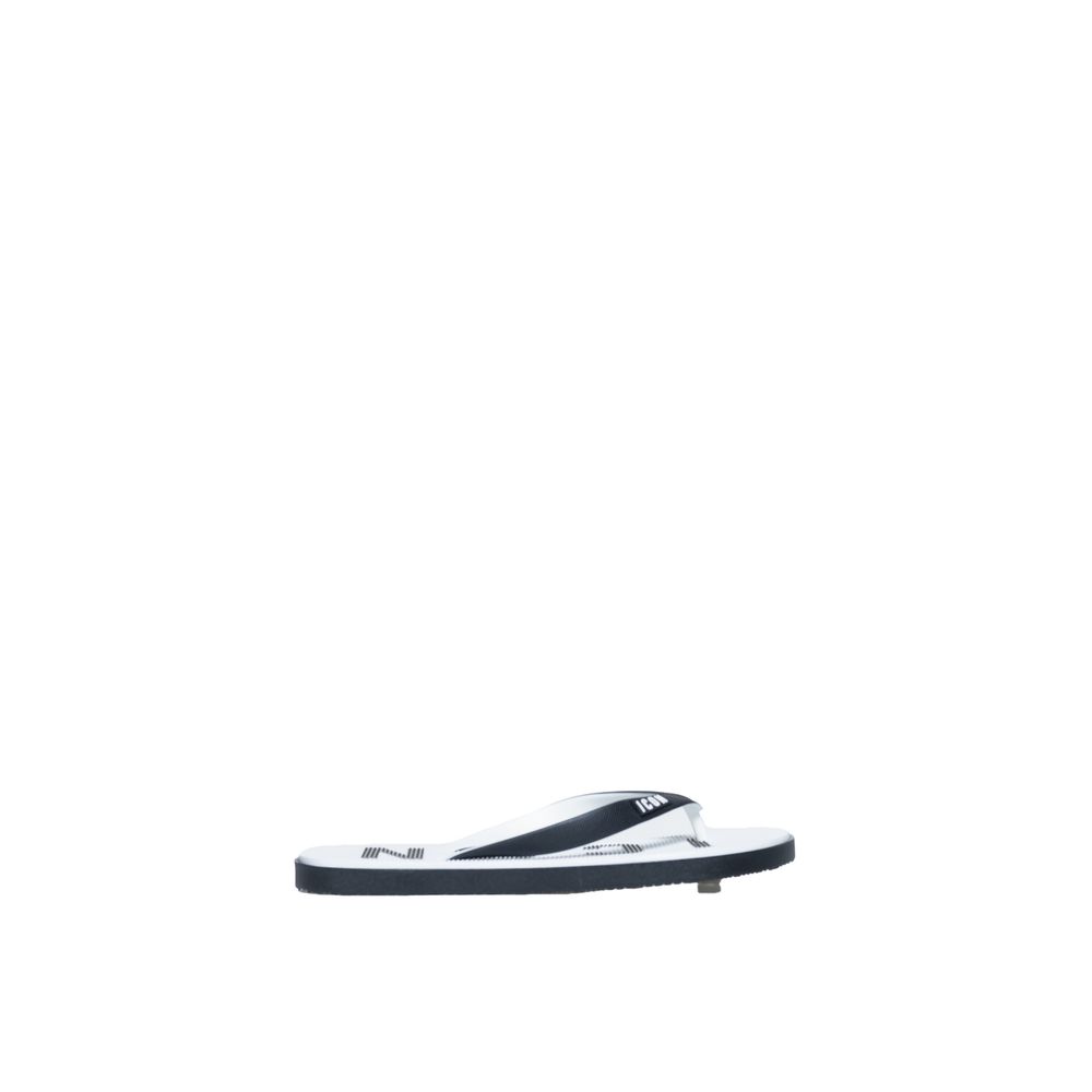Icon White Rubber Sandal for Effortless Summer Elegance