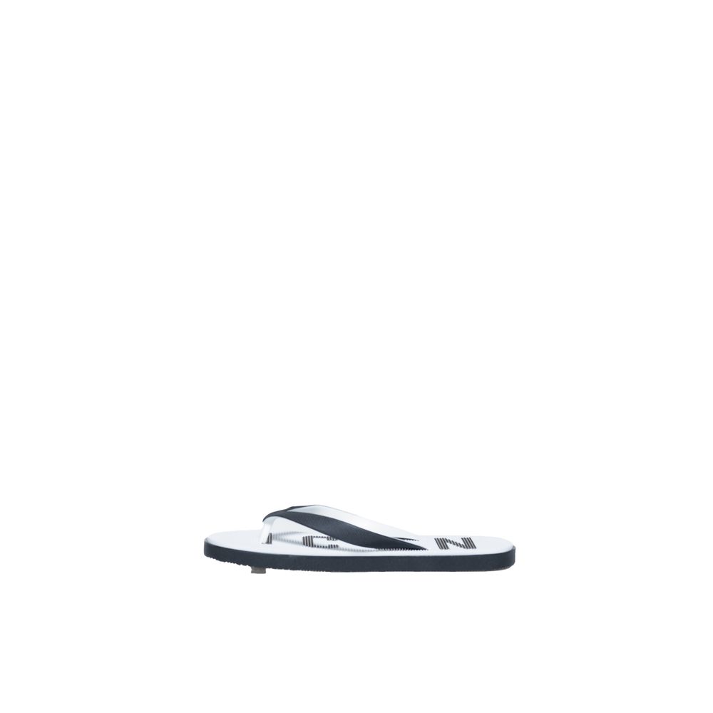 Icon White Rubber Sandal for Effortless Summer Elegance