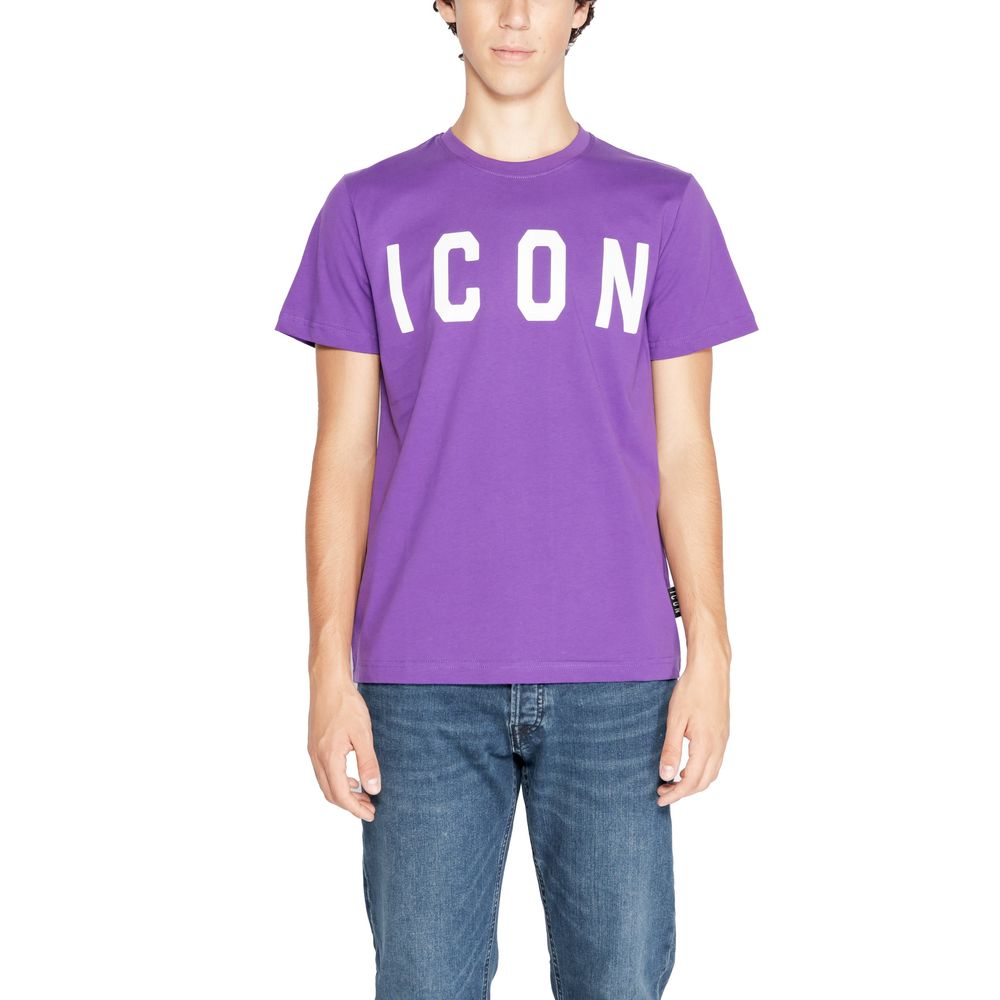 Icon Purple Cotton T-Shirt Effortless Sophistication Redefined