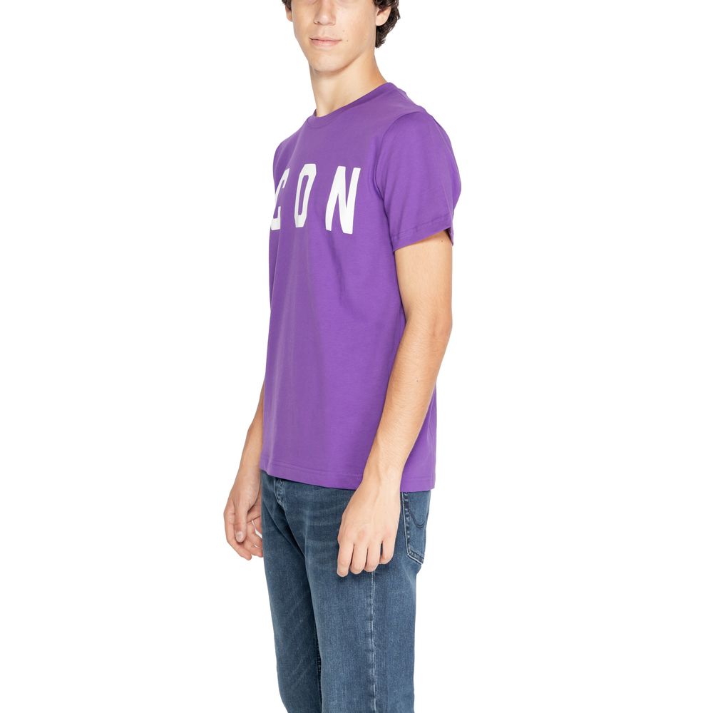 Icon Purple Cotton T-Shirt Effortless Sophistication Redefined