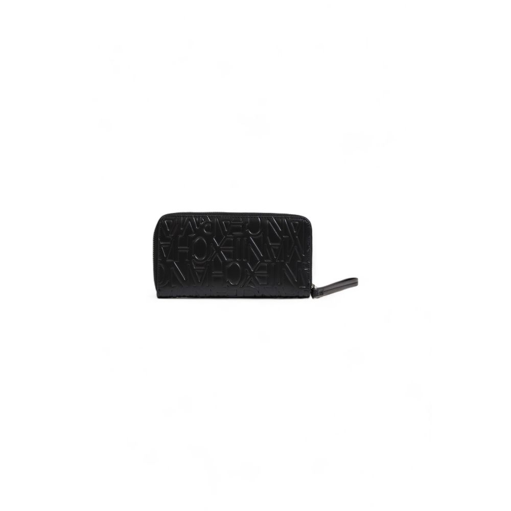 Armani Exchange Black Polyethylene Wallet for Sophisticated Style