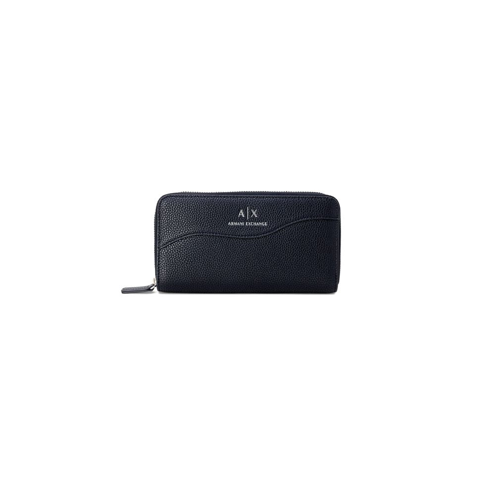 Armani Exchange Black Polyethylene Wallet for Modern Elegance