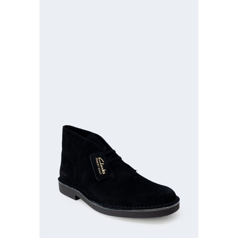 Clarks Black Leather Boot for Timeless Elegance and Style