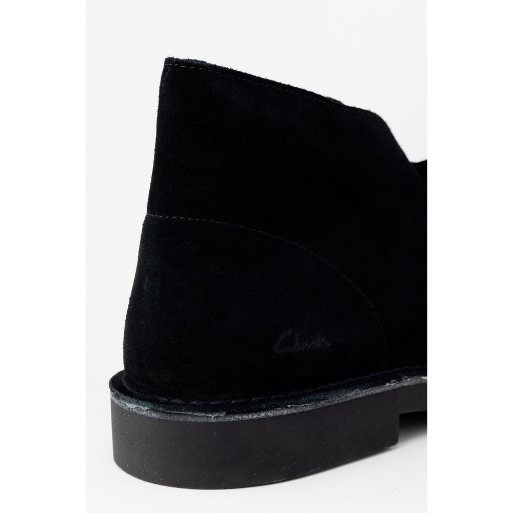 Clarks Black Leather Boot for Timeless Elegance and Style