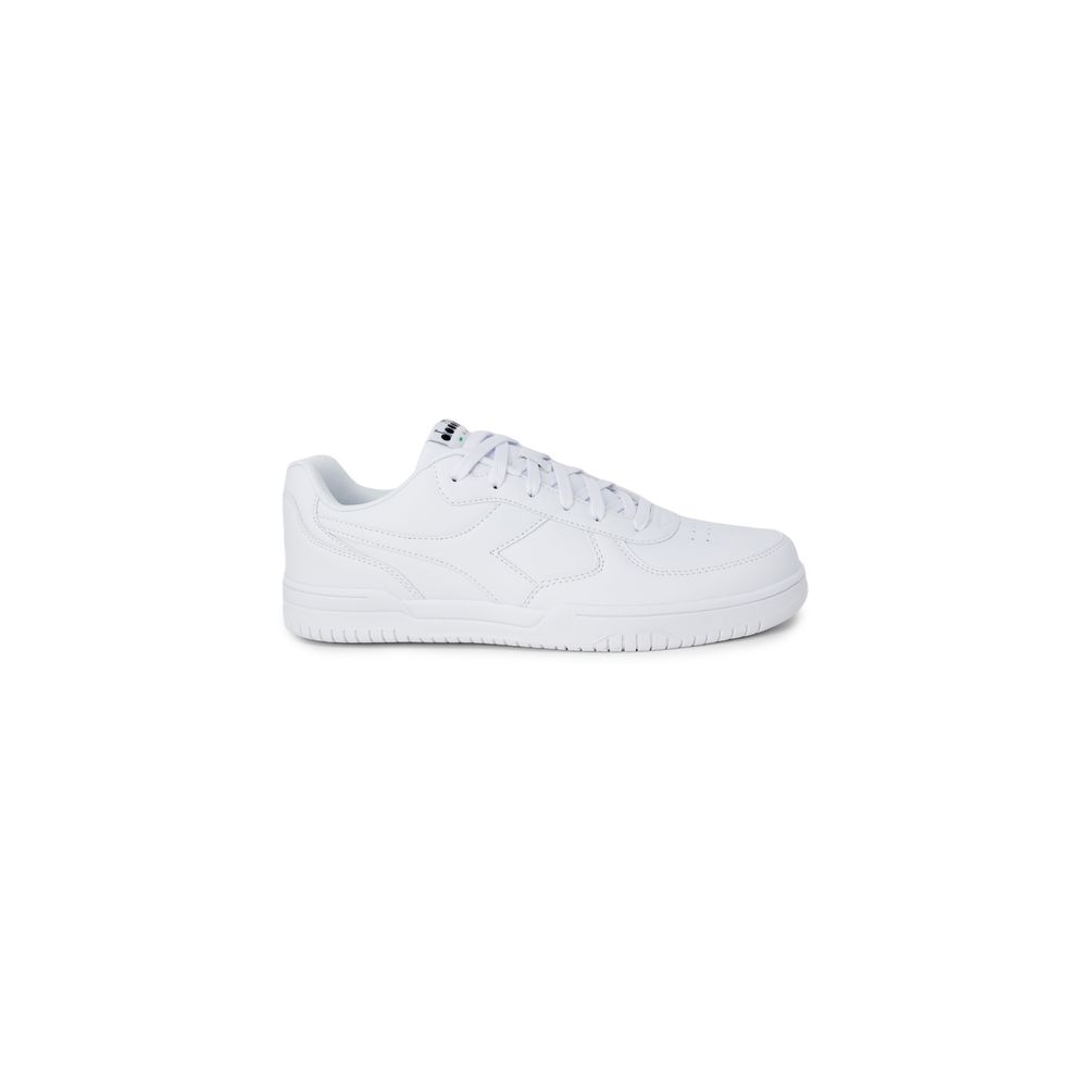 Diadora White Leather Sneaker in Timeless Elegance