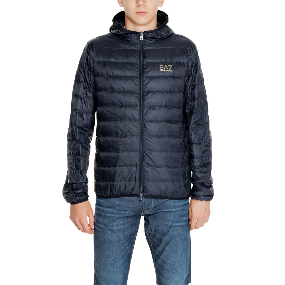 EA7 Emporio Armani Grey Cotton Bicolor Jacket