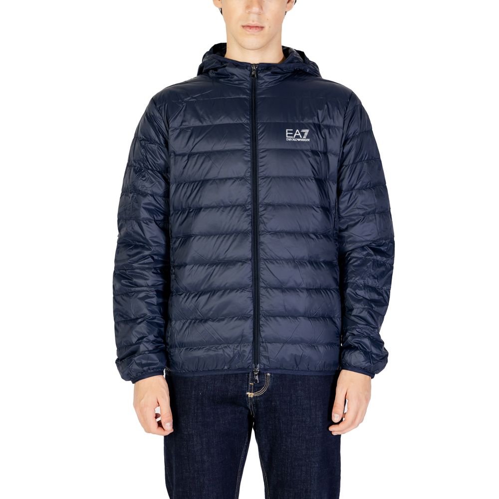 EA7 Emporio Armani Blue Jacket for Elevated Style