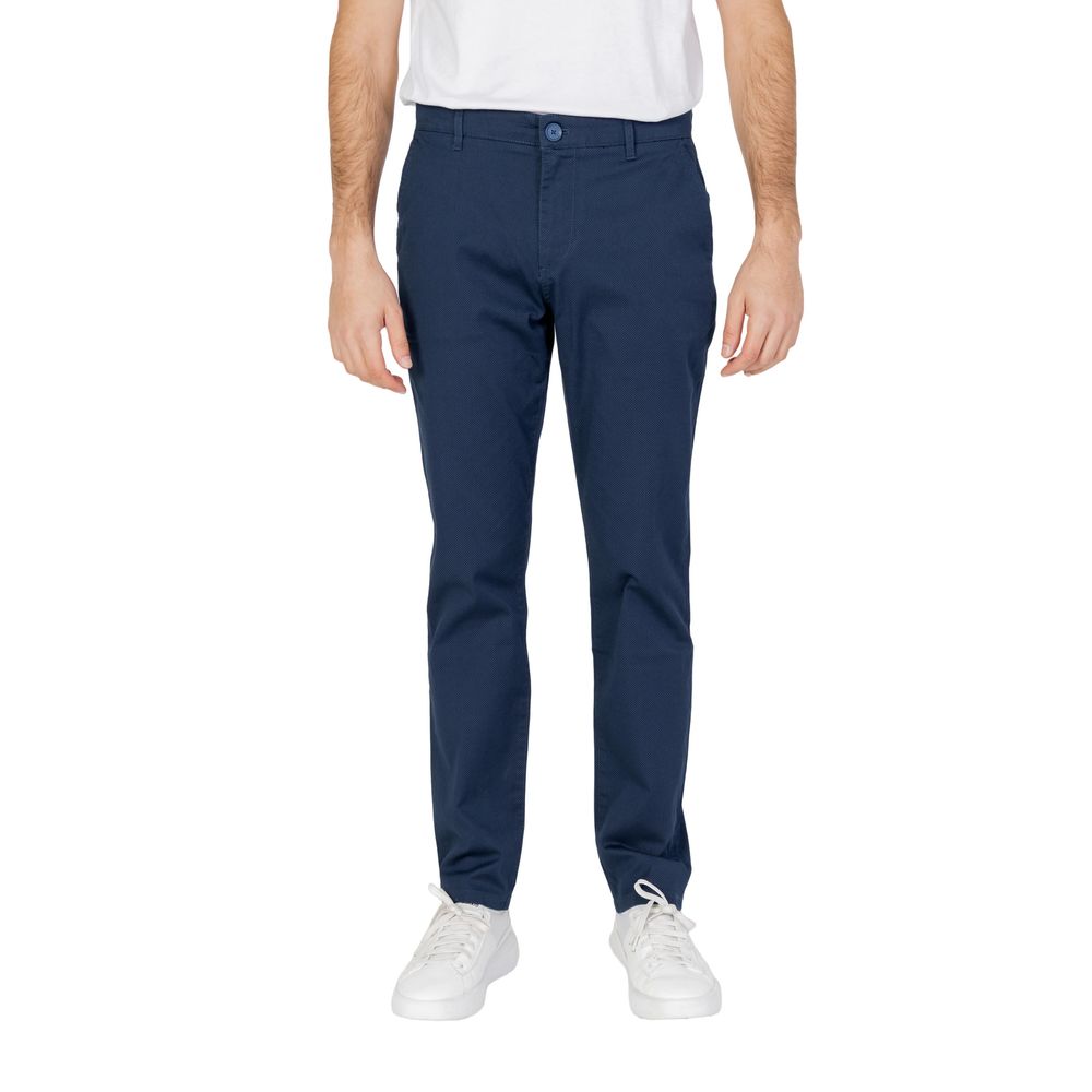 Armani Exchange Blue Cotton Jeans for Modern Elegance