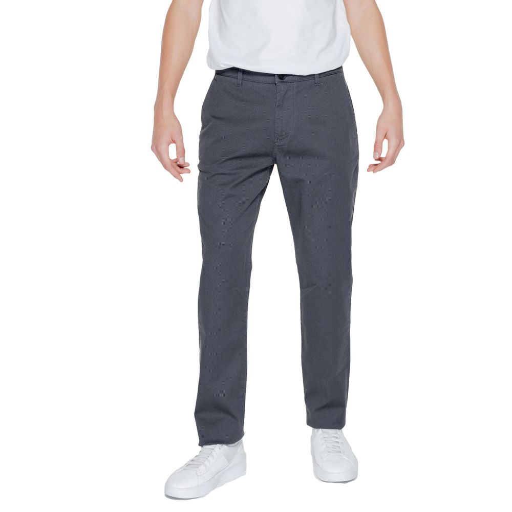 Armani Exchange Black Cotton Jeans & Pant for Effortless Elegance