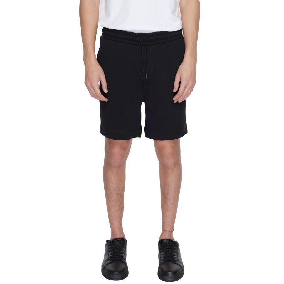 Hugo Boss Black Cotton Short - Timeless Elegance Redefined
