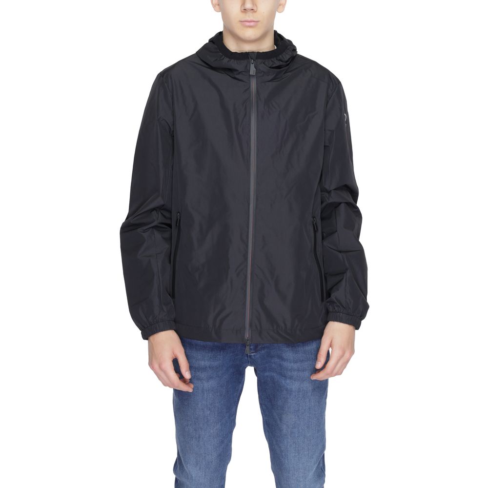 Suns Black Wool Jacket for Elevated Outerwear Style