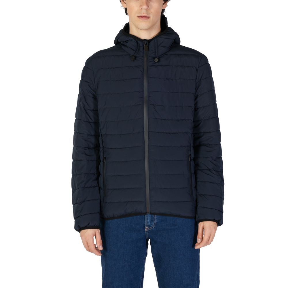 Suns Blue Wool Jacket - Elevated Outerwear for Discerning Tastes
