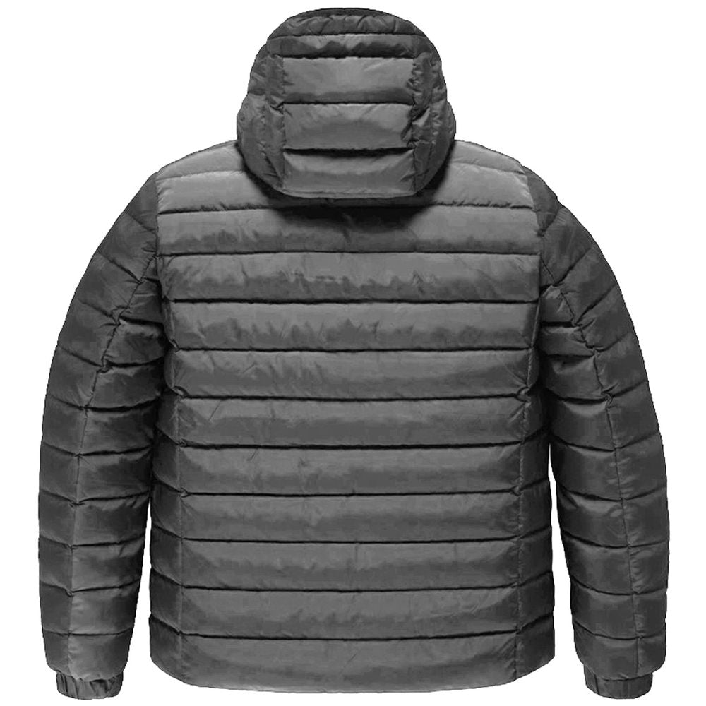 Refrigiwear Gray Nylon Jacket - Elevated Outdoor Elegance