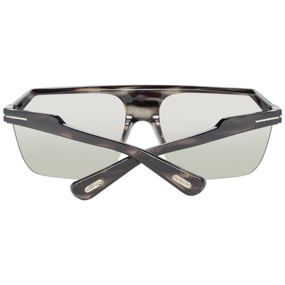 Tom Ford Brown Acetate Sunglasses for Elevated Sophistication
