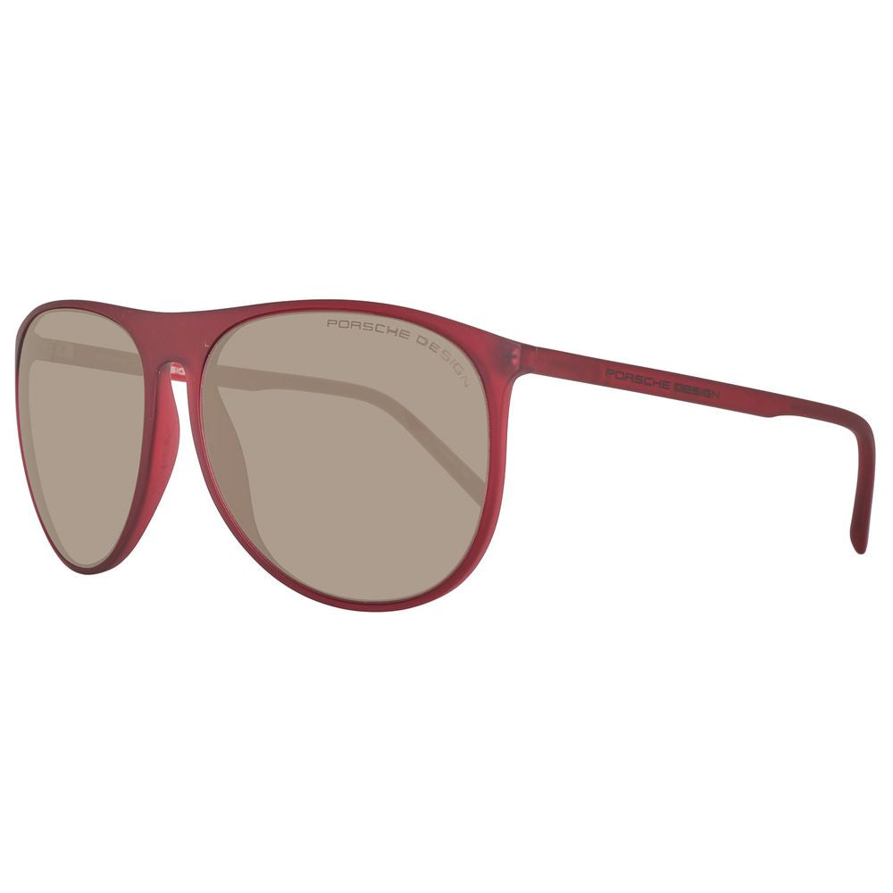 Porsche Design Burgundy Acetate Unisex Sunglasses