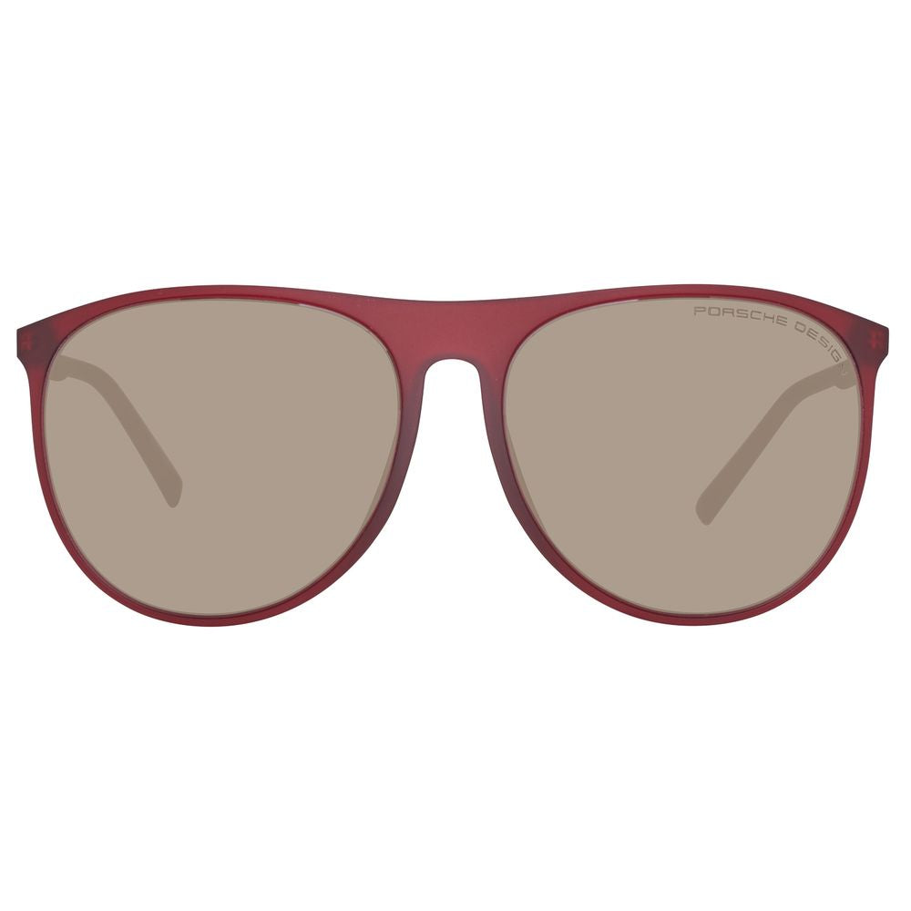Porsche Design Burgundy Acetate Unisex Sunglasses