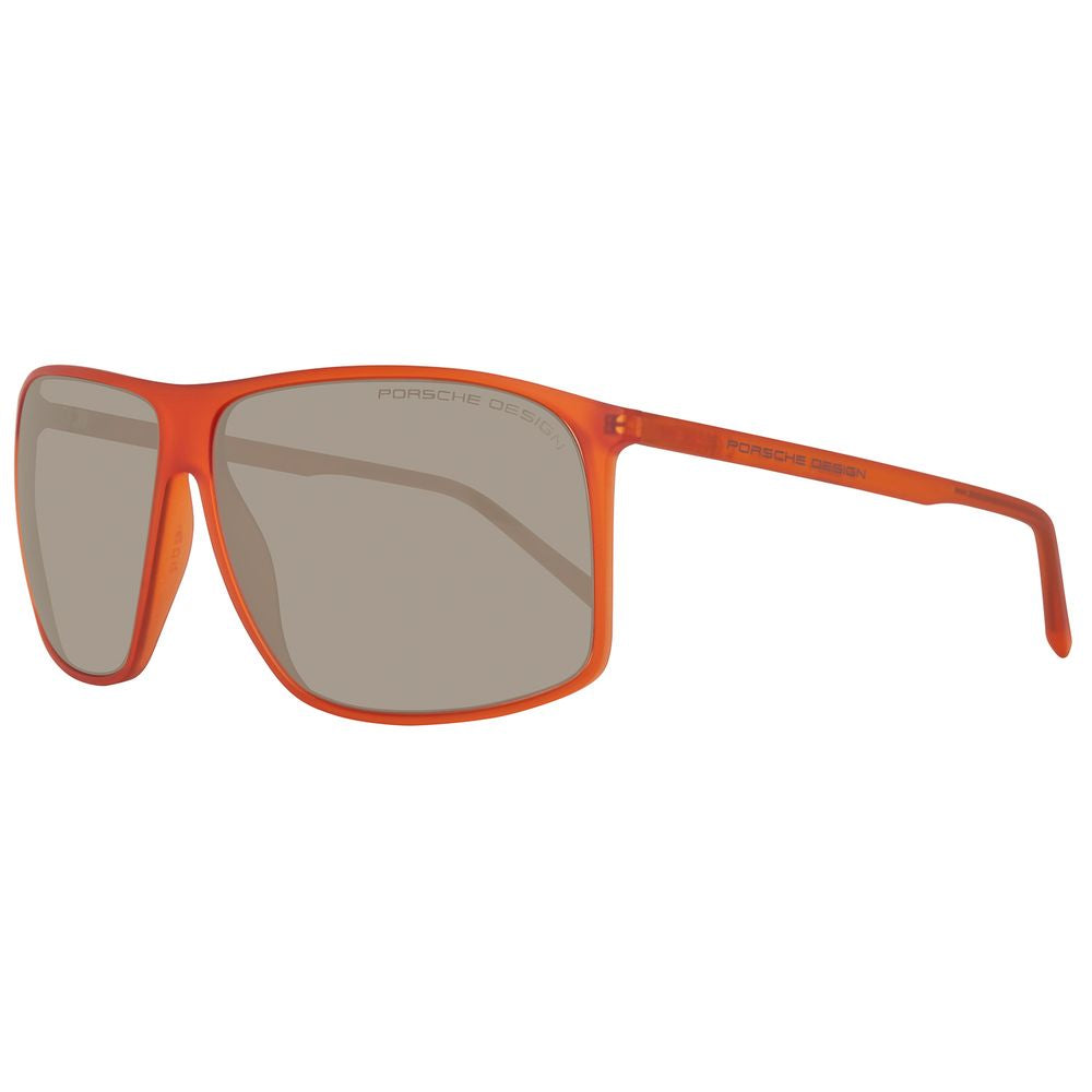 Porsche Design Orange Acetate Sunglasses for Elevated Style