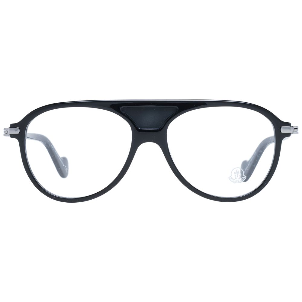 Moncler Black Acetate Optical Frames - Timeless Elegance Redefined