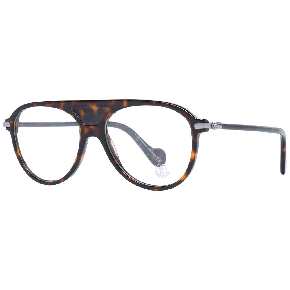 Moncler Brown Acetate Optical Frames for Elevated Sophistication