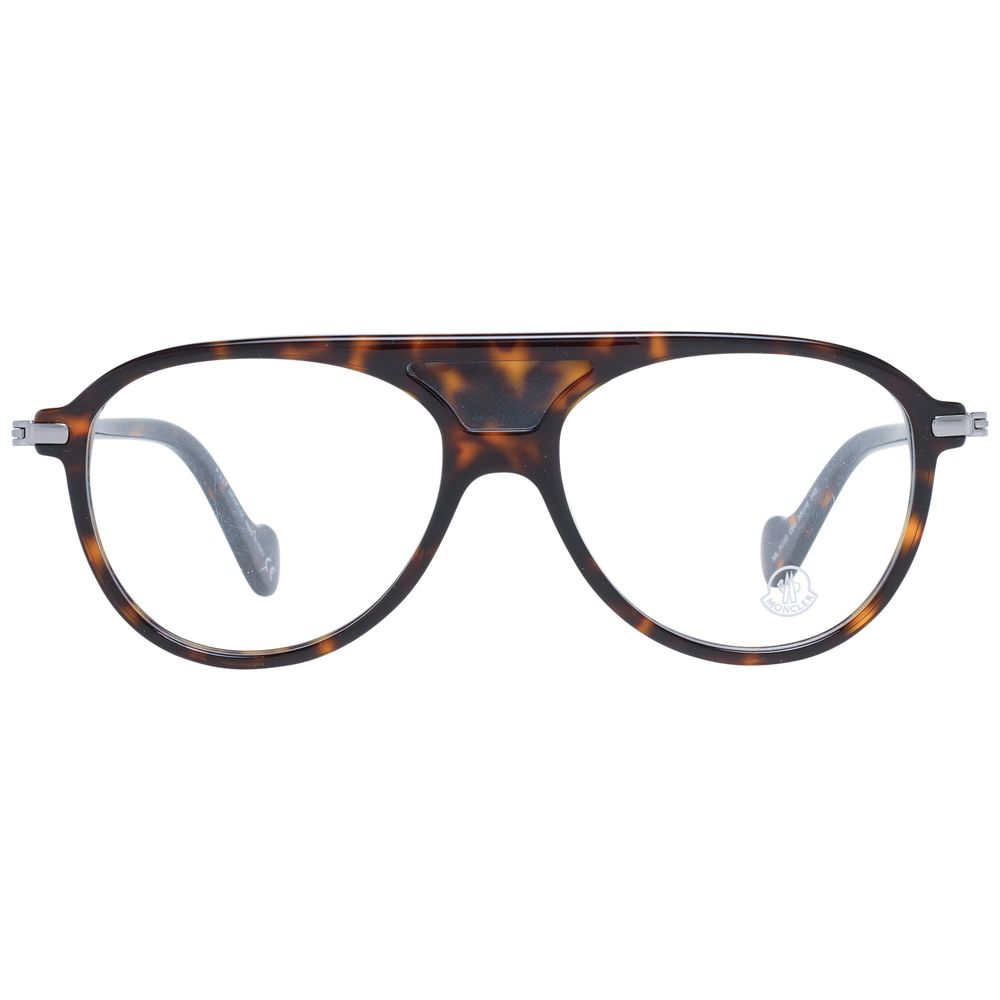 Moncler Brown Acetate Optical Frames for Elevated Sophistication