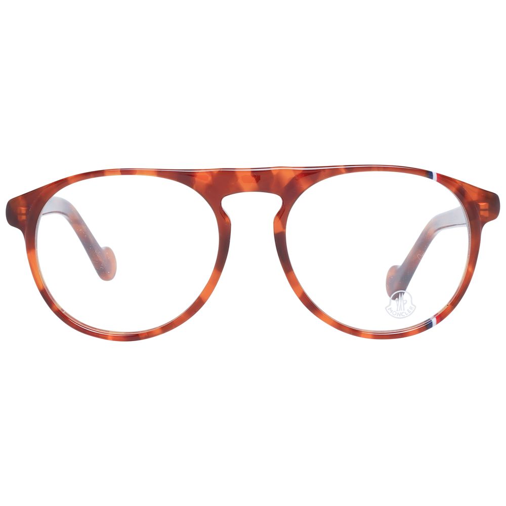 Moncler Brown Acetate Optical Frames for Elevated Style