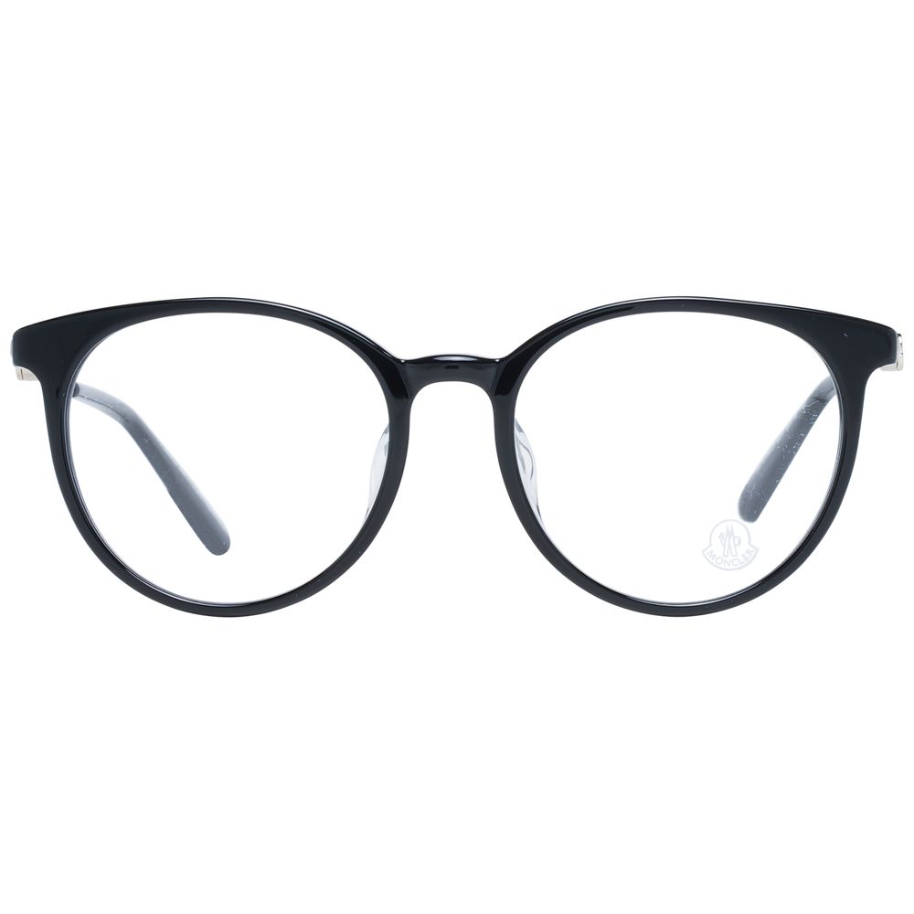 Moncler Black Acetate Optical Frames - Timeless Luxury Eyewear