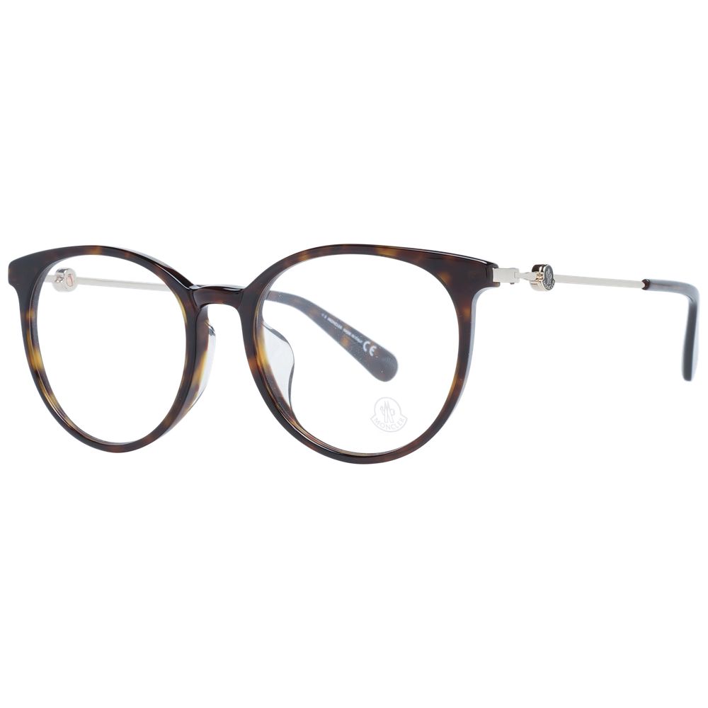 Moncler Brown Acetate Unisex Optical Frames for Timeless Elegance