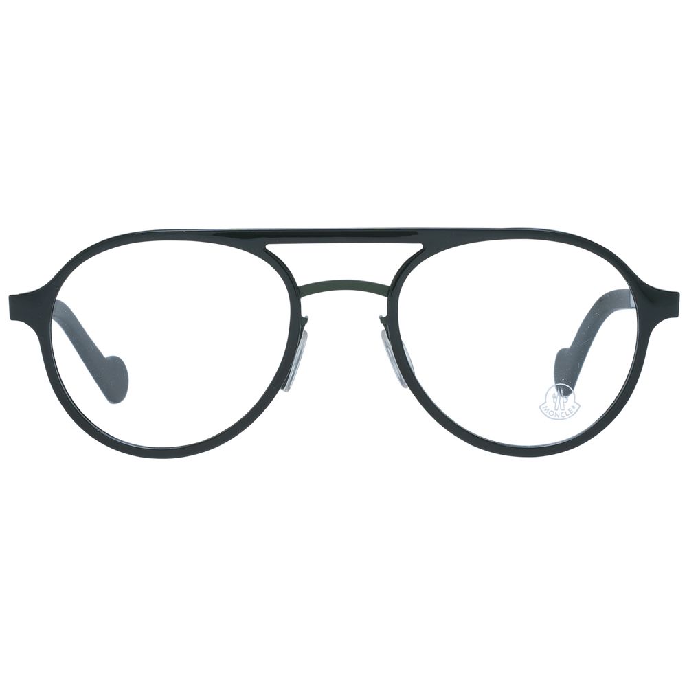 Moncler Black Acetate Optical Frames for Timeless Elegance