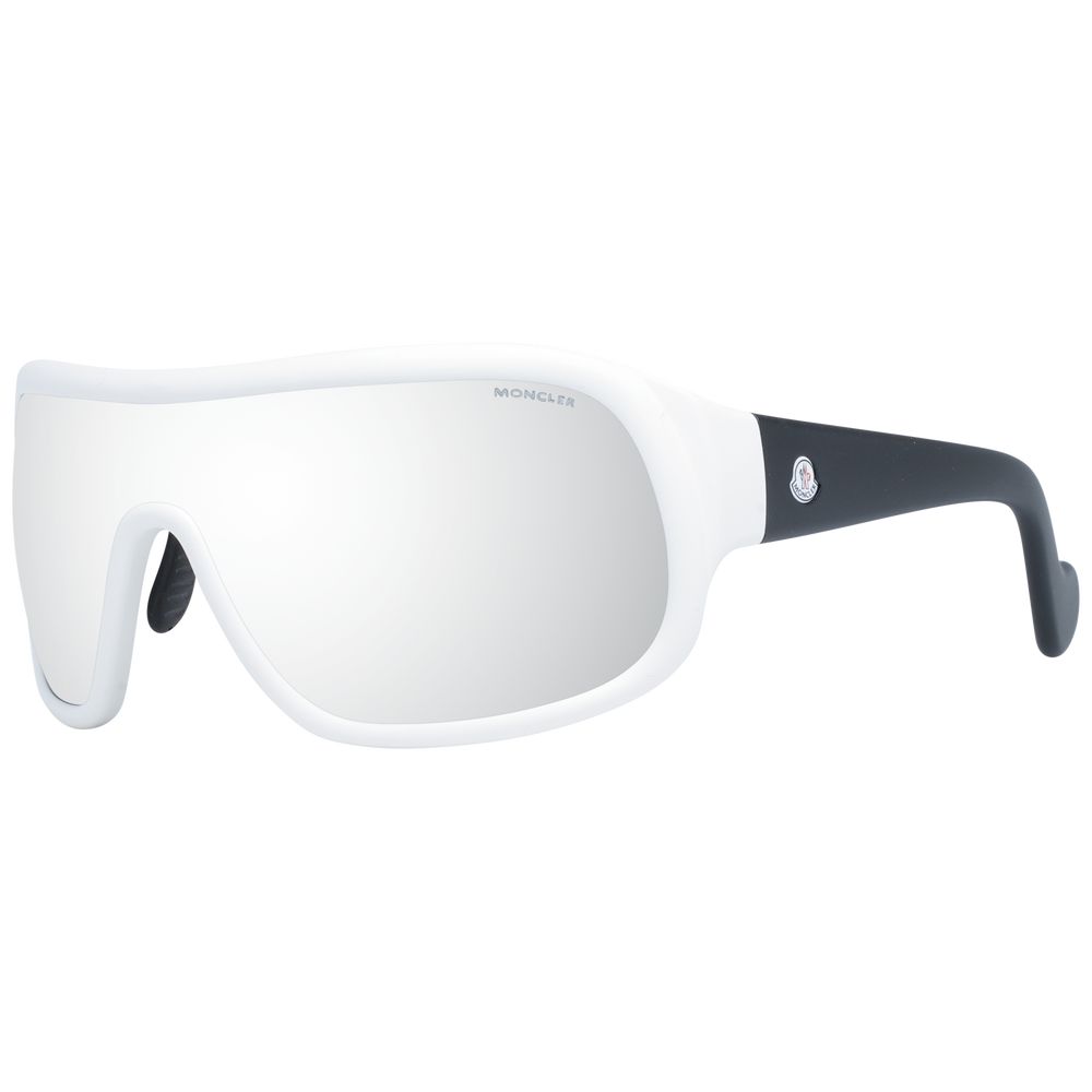 Moncler White Acetate Sunglasses for Elevated Style and Luxury