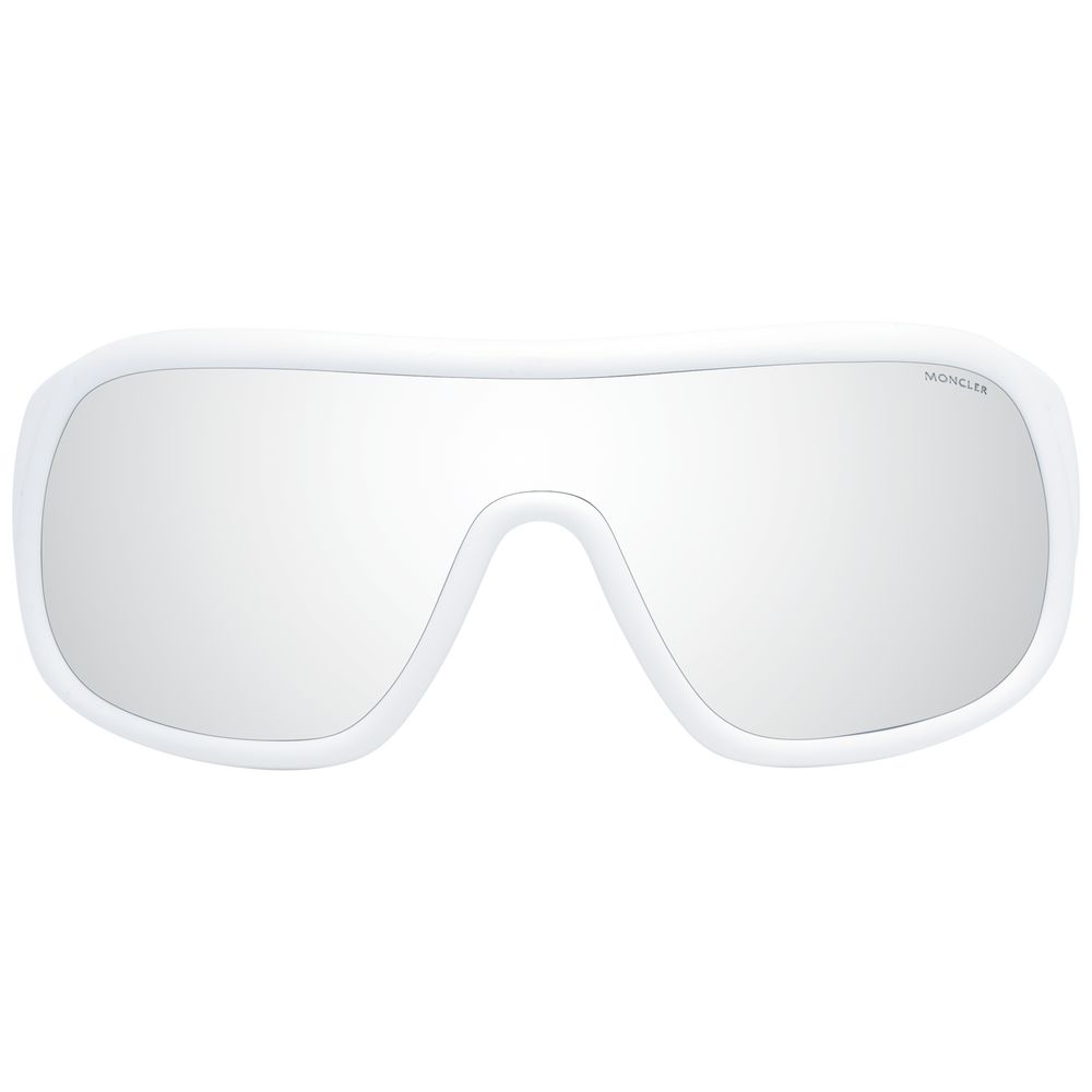 Moncler White Acetate Sunglasses for Elevated Style and Luxury