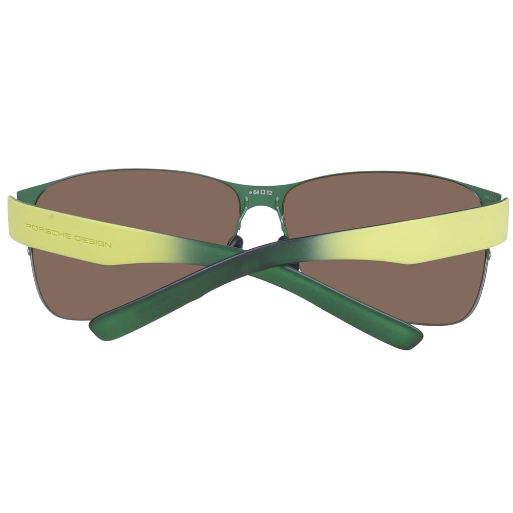 Porsche Design Green Metal Sunglasses for Luxe Style