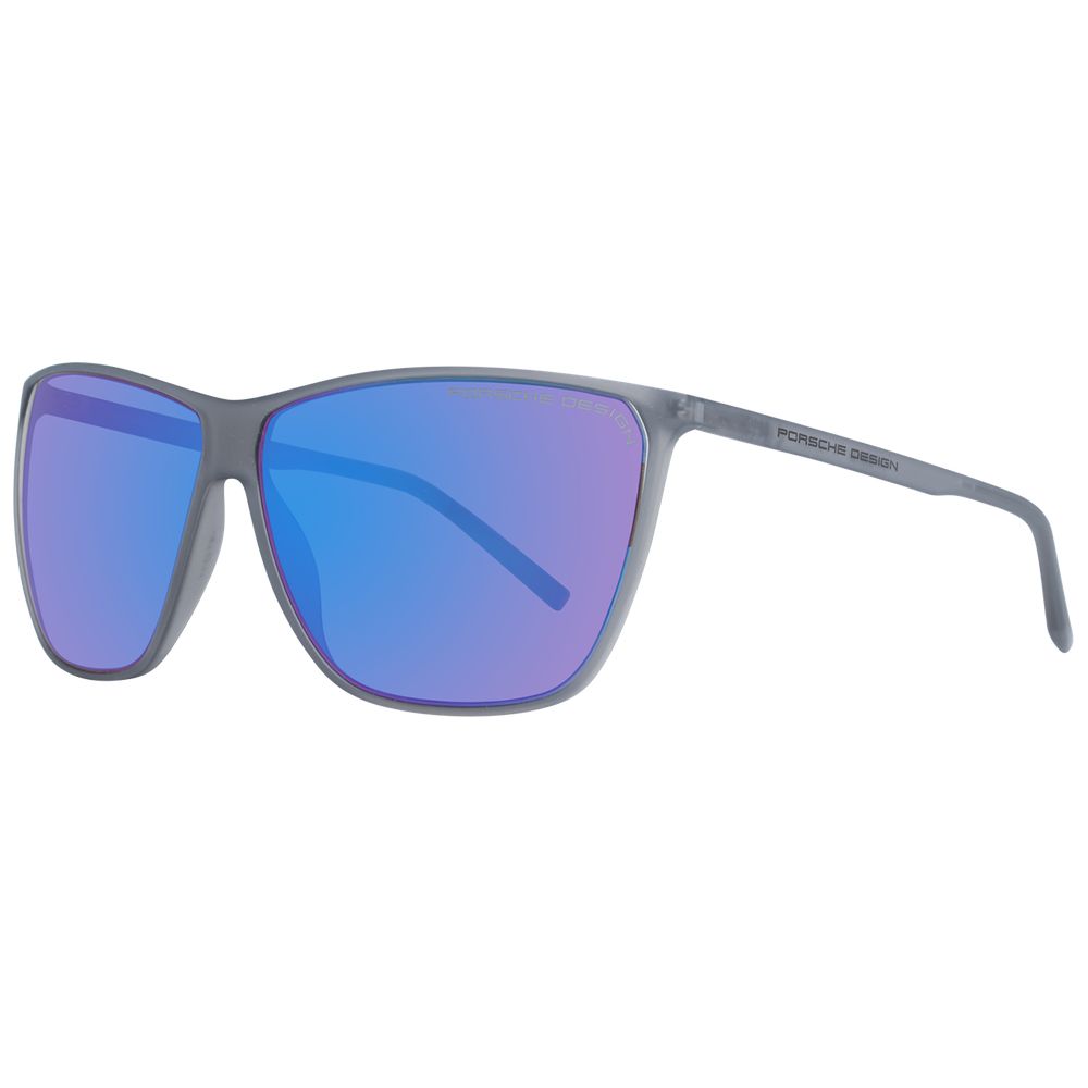 Porsche Design Gray Acetate Unisex Sunglasses for Timeless Elegance