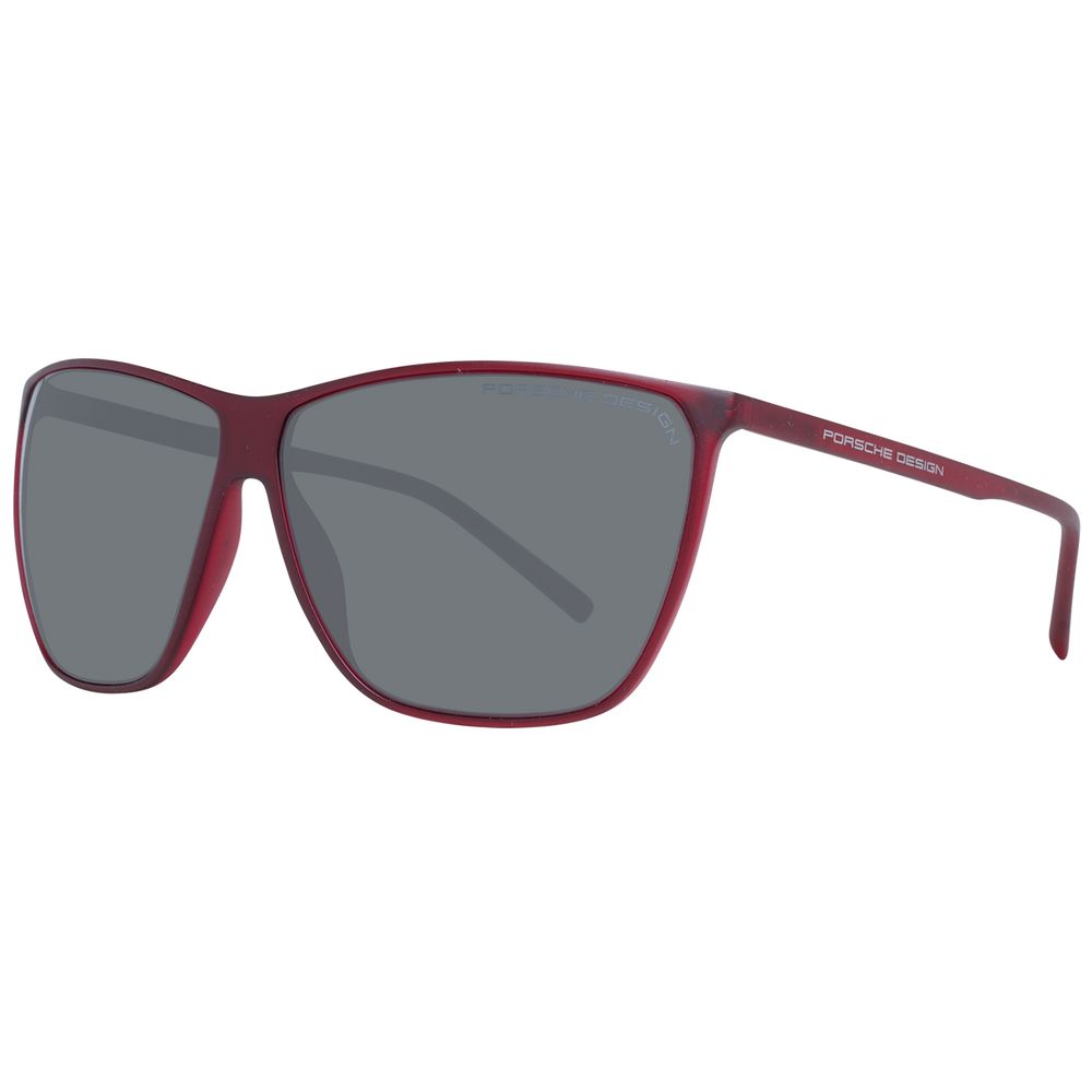 Porsche Design Red Acetate Sunglasses for Elevated Style