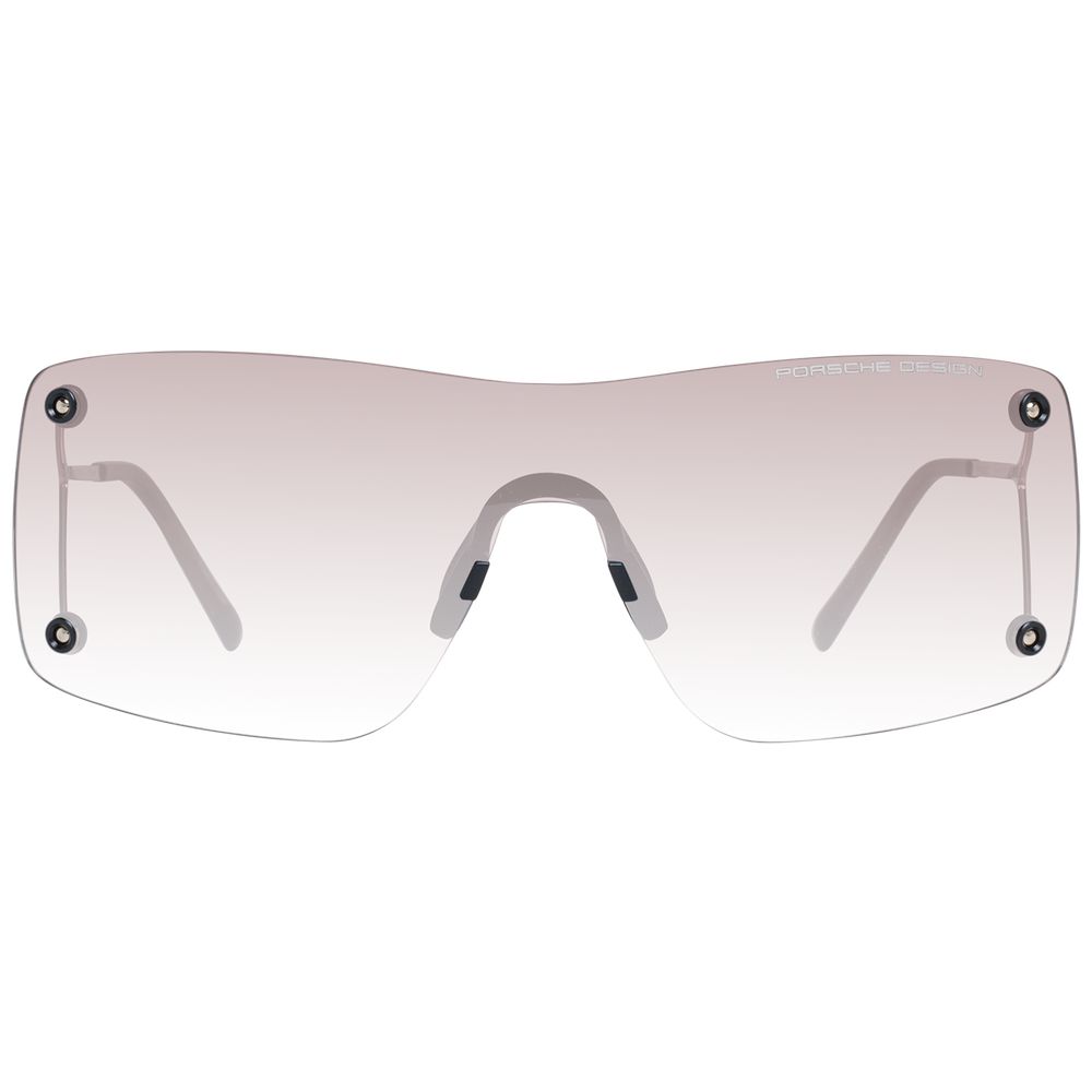 Porsche Design Gold Titanium Sunglasses with Gradient Lenses