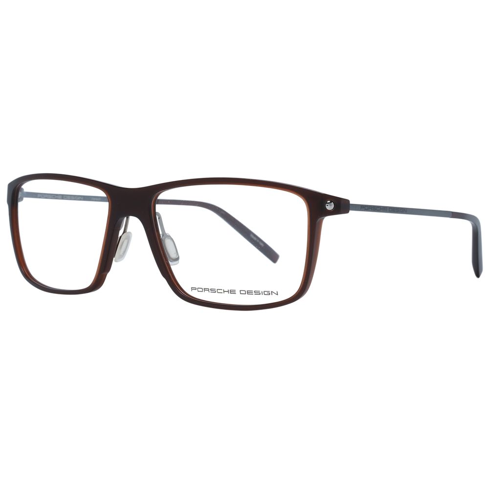 Porsche Design Brown Acetate Optical Frames for Timeless Sophistication