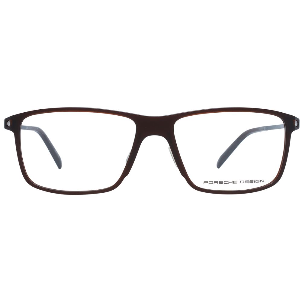 Porsche Design Brown Acetate Optical Frames for Timeless Sophistication