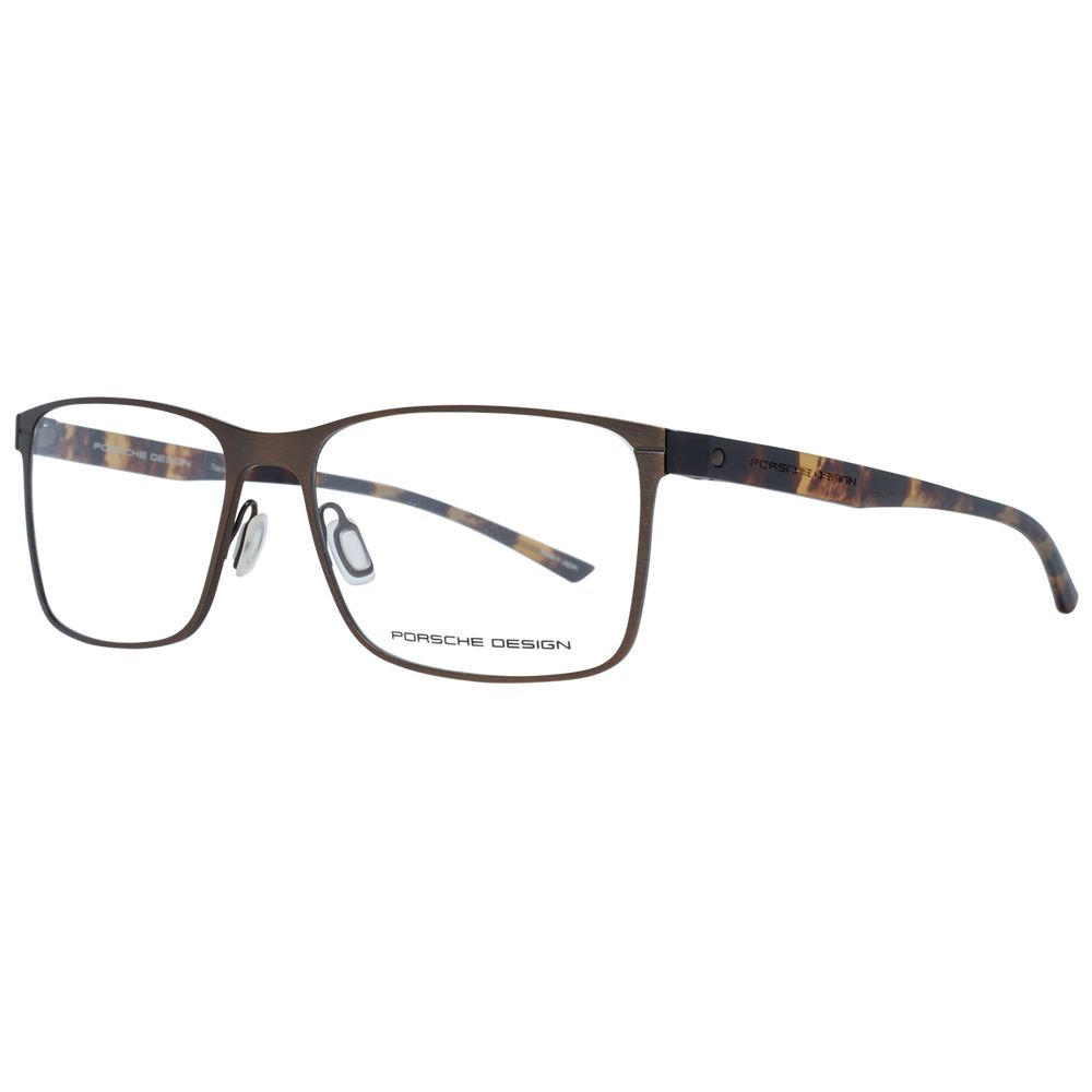 Porsche Design Brown Titanium Optical Frames for Timeless Elegance