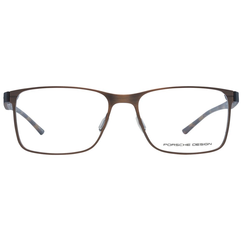 Porsche Design Brown Titanium Optical Frames for Timeless Elegance