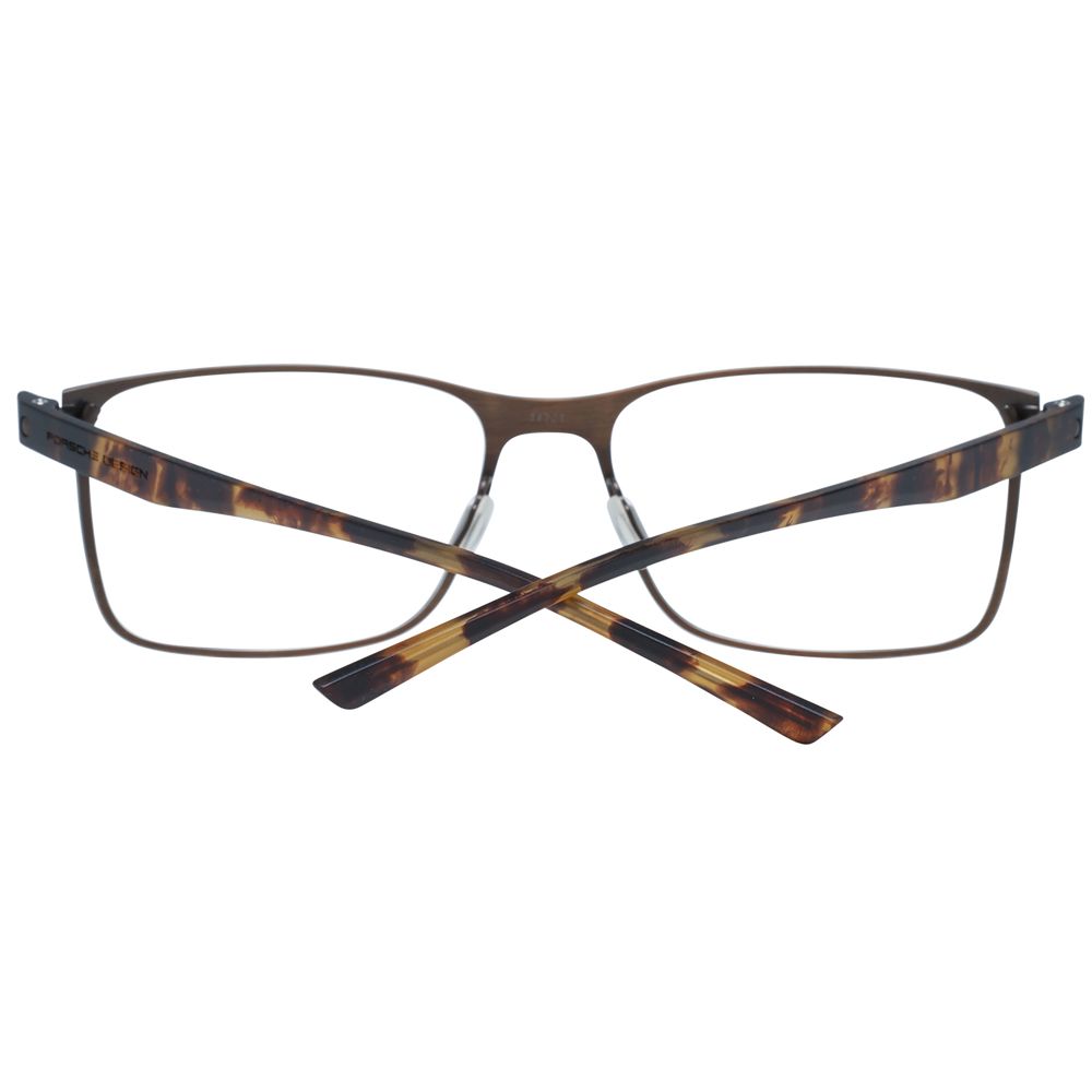 Porsche Design Brown Titanium Optical Frames for Timeless Elegance