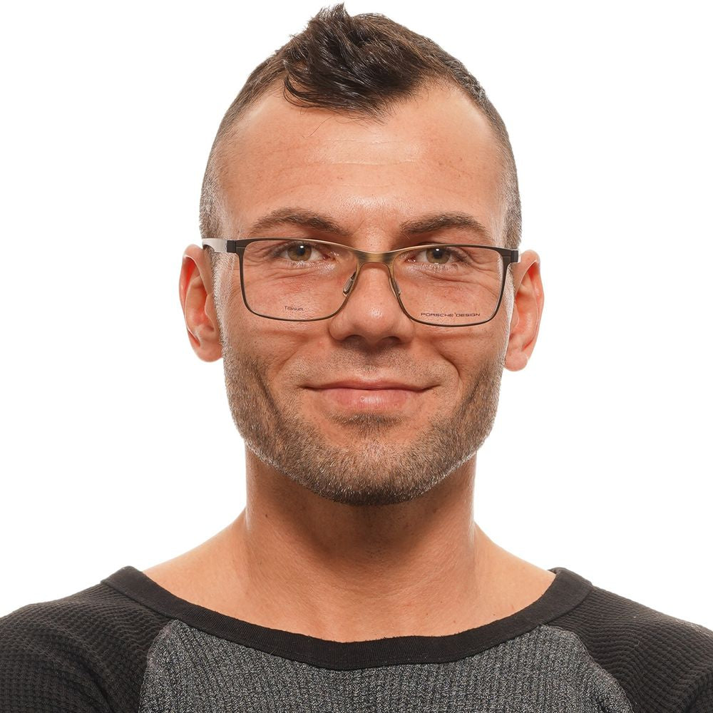 Porsche Design Brown Titanium Optical Frames for Timeless Elegance